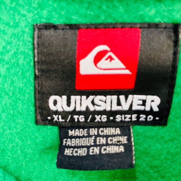 Quiksilver boys XL sz20. 2 zipper hooded sweaters - Picture 6 of 7